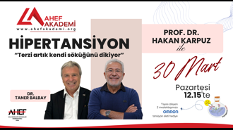 HİPERTANSİYON "Terzi artık kendi söküğünü dikiyor"
